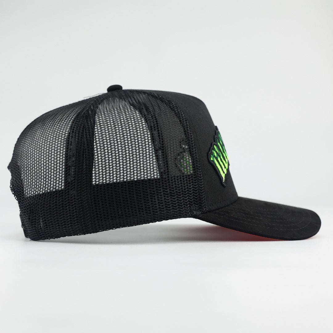 NEW! MICHOACÁN BLACK SUELA ROJA TRUCKER