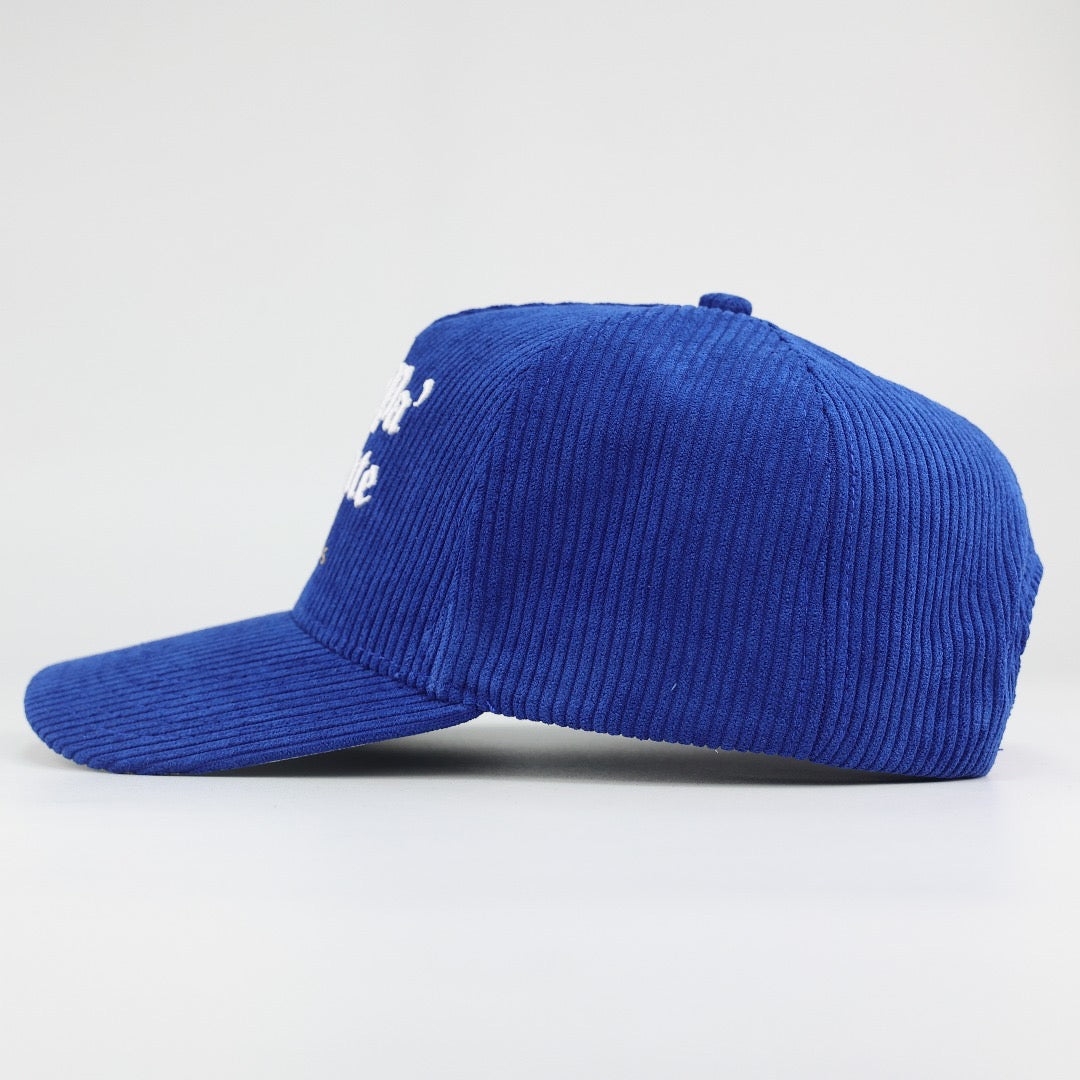 NEW! PURO PA' DELANTE LA ROYAL BLUE CORDUROY