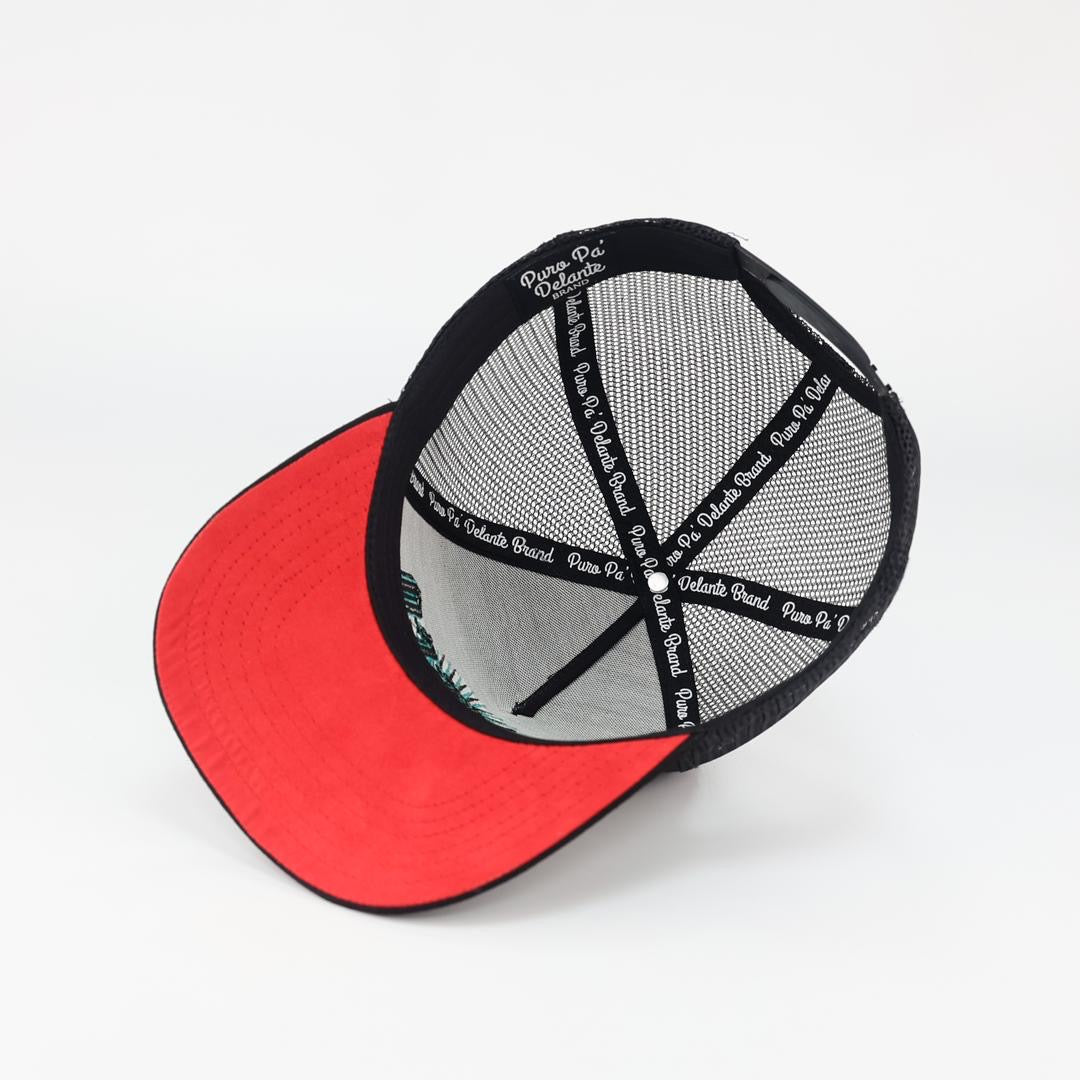 NEW! JALISCO BLACK SUELA ROJA TRUCKER