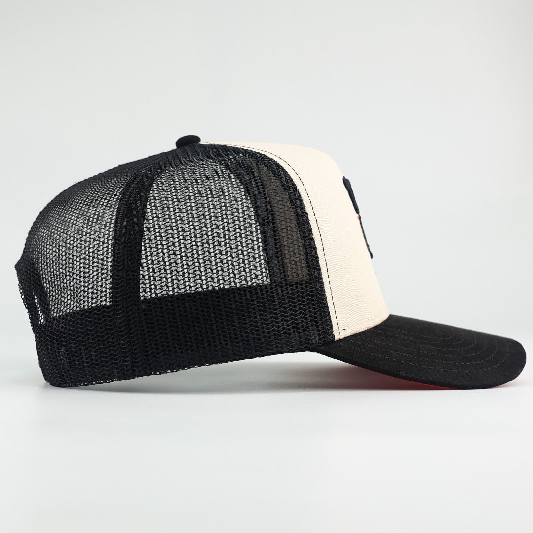 NEW! TEXAS OFF-WHITE TRUCKER GRAY BOTTOM