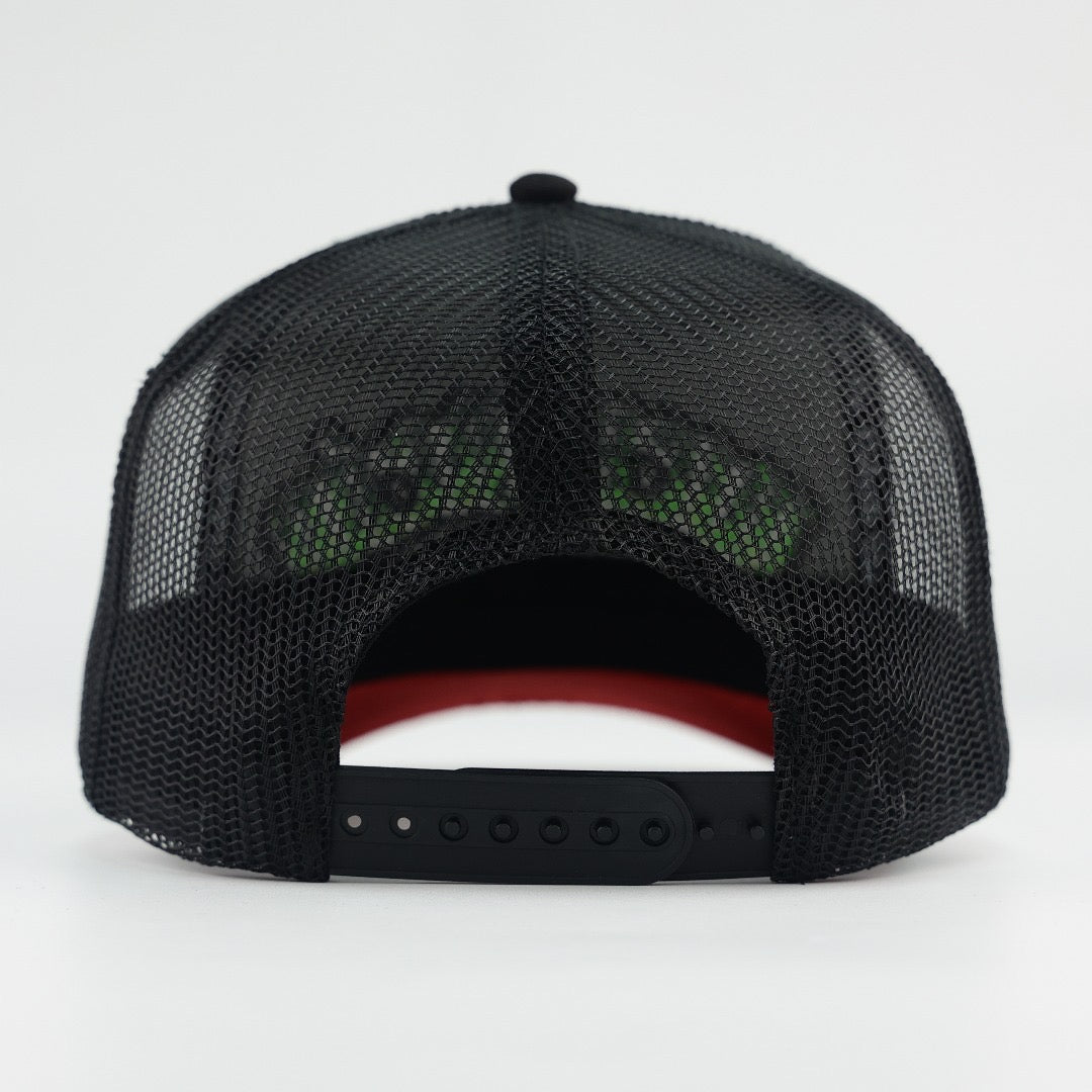 NEW! MICHOACÁN BLACK SUELA ROJA TRUCKER