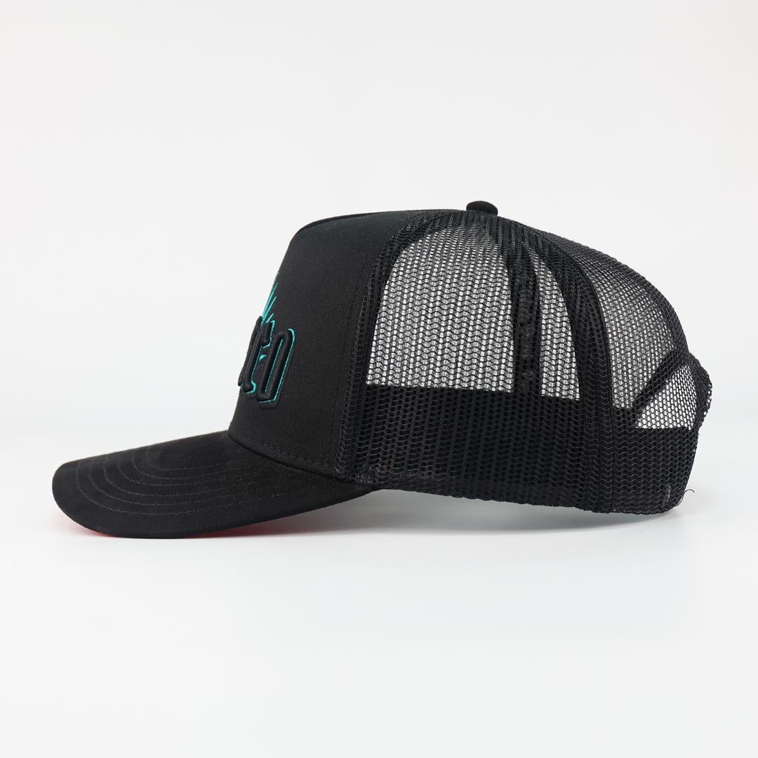 NEW! JALISCO BLACK SUELA ROJA TRUCKER