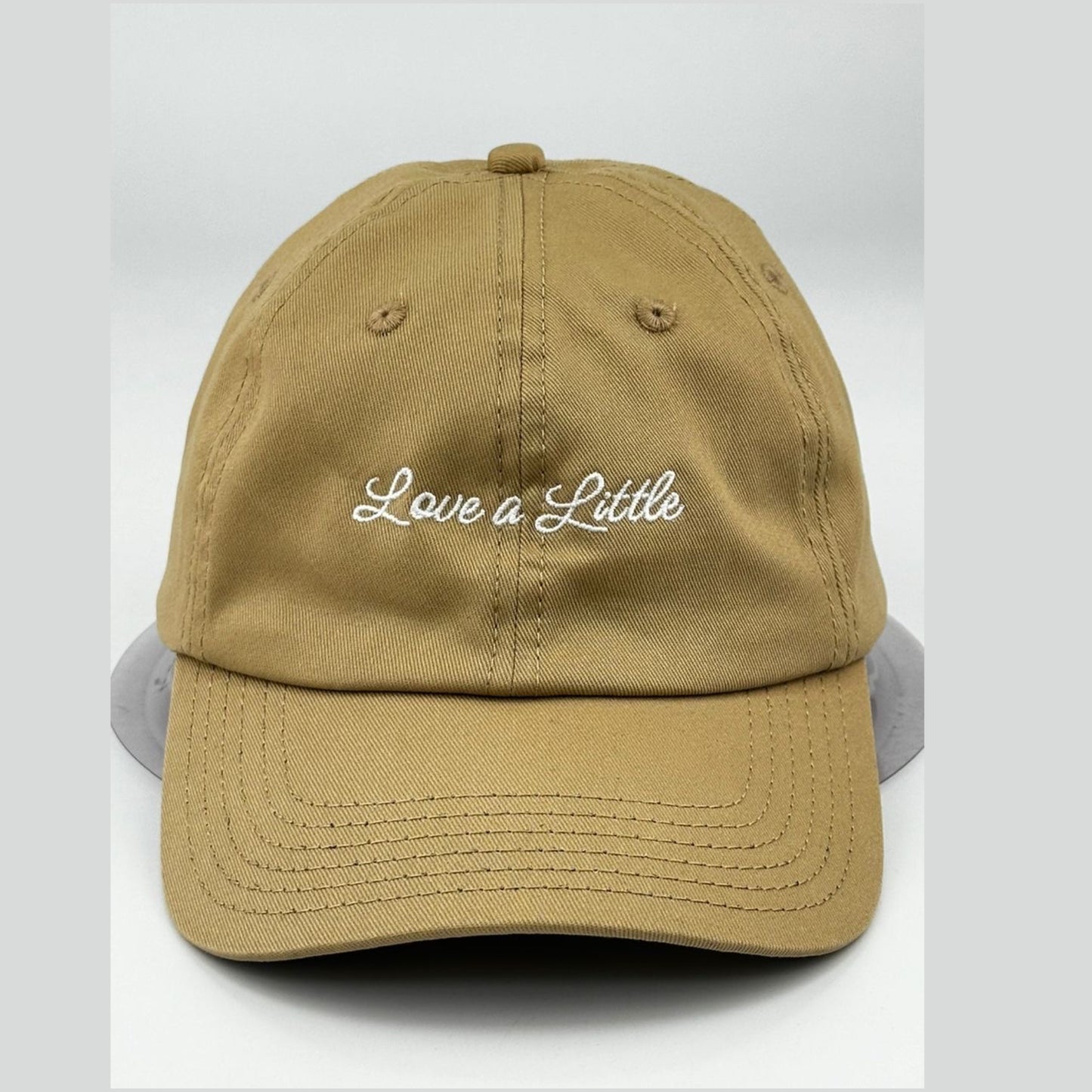 NEW! LOVE A LITTLE TAN DAD HAT STYLE