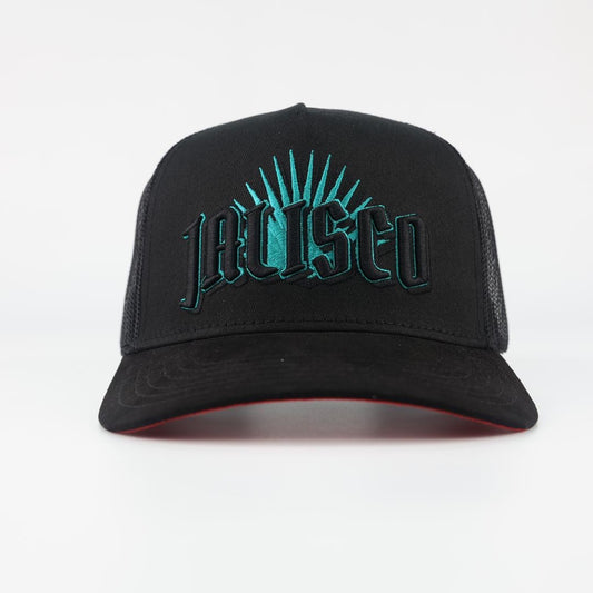 NEW! JALISCO BLACK SUELA ROJA TRUCKER