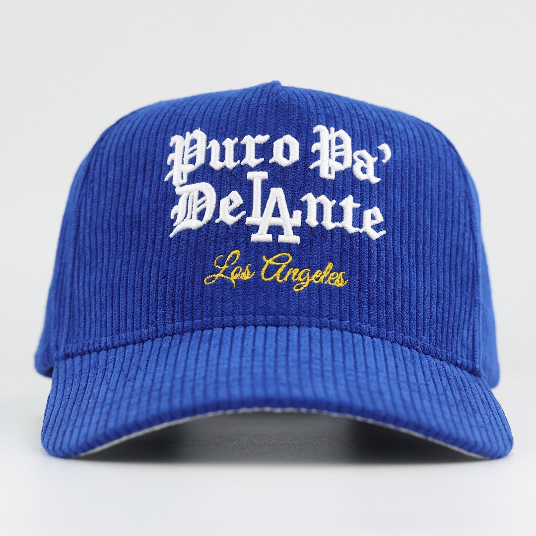 NEW! PURO PA' DELANTE LA ROYAL BLUE CORDUROY